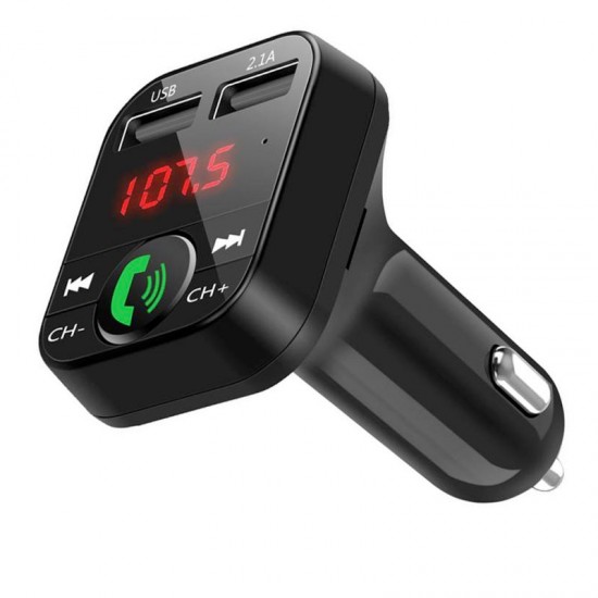  Car Handsfree Wireless Bluetooth Kit FM Transmitter LCD 