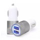  Car Charger Metal Travel Adapter 2 Ports